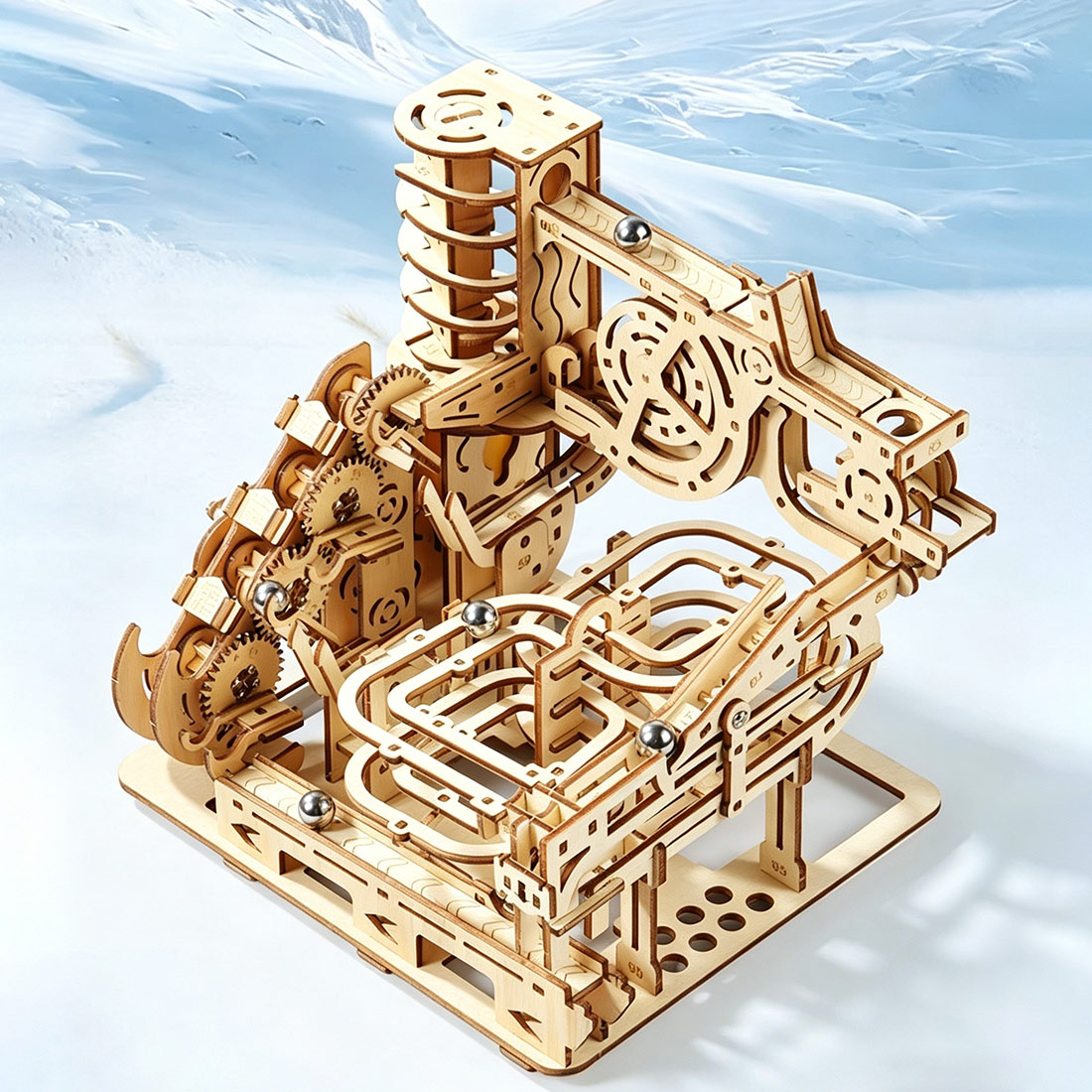 Drewniane puzzle 3D Mechaniczn – Running Gear Gifts recenzja i cena