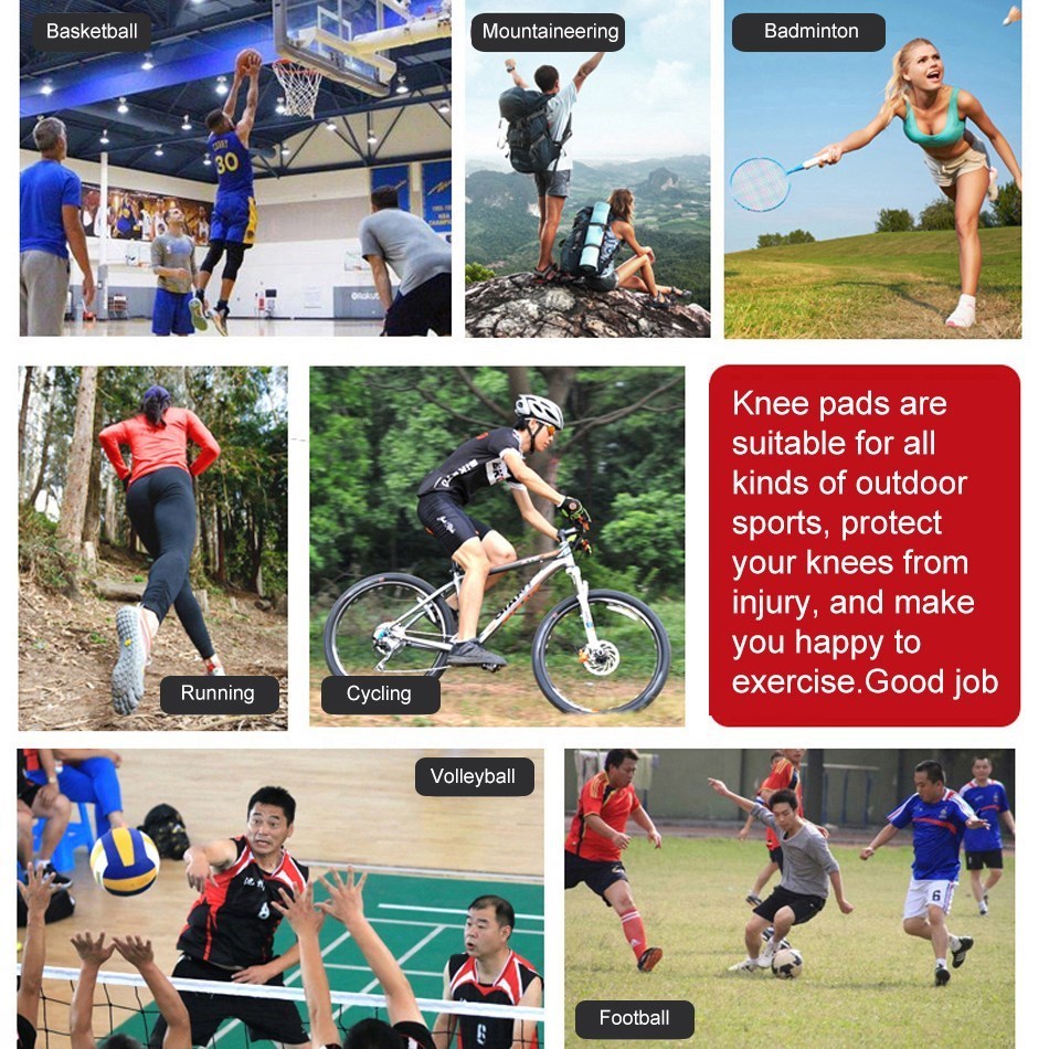 WOSWEIR 1 szt. Elastyczny ochr – Running Gear Knee recenzja i cena